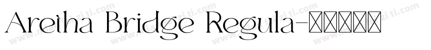Aretha Bridge Regula字体转换